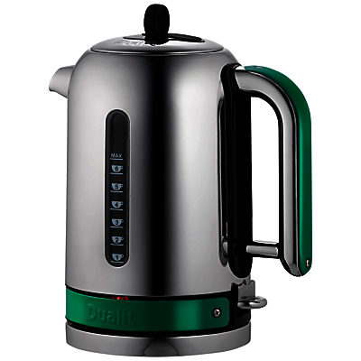 Dualit Made to Order Classic Kettle Stainless Steel/Turquoise Green Gloss